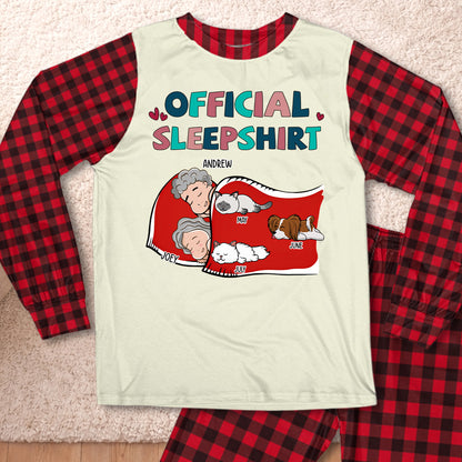 PSTPA09 Official Sleepshirt Couple - Personalized Custom Pajama Set