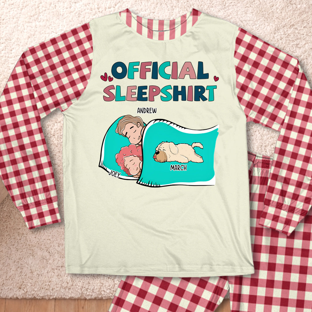 PSTPA09 Official Sleepshirt Couple - Personalized Custom Pajama Set