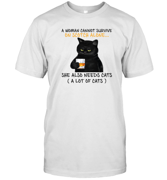 Miah1071_scotch A Woman Cannot Survive On Scotch Alone She Also Needs Cats