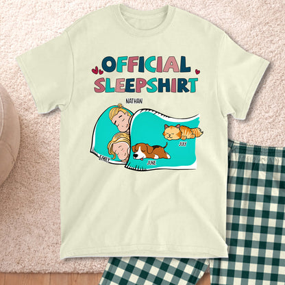 PSTPA09 Official Sleepshirt Couple - Personalized Custom Pajama Set