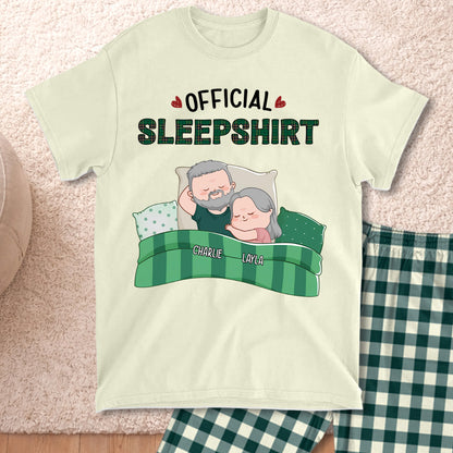 PSTPA10 Official Sleepshirt Couple - Personalized Custom Pajama Set