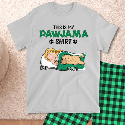 PSTPA01 This Is My Pajama Shirt - Personalized Custom Pajama Set
