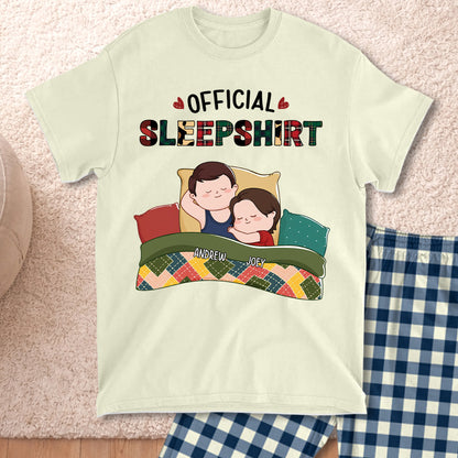 PSTPA10 Official Sleepshirt Couple - Personalized Custom Pajama Set