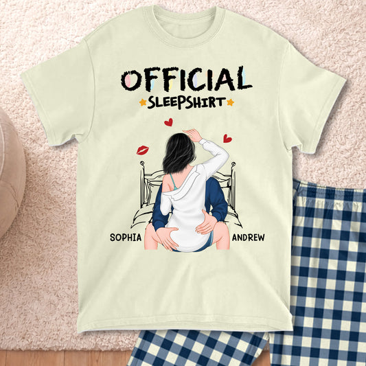 PSTPA14 Official Sleep Shirt Sexy Couple - Personalized Custom Pajama Set