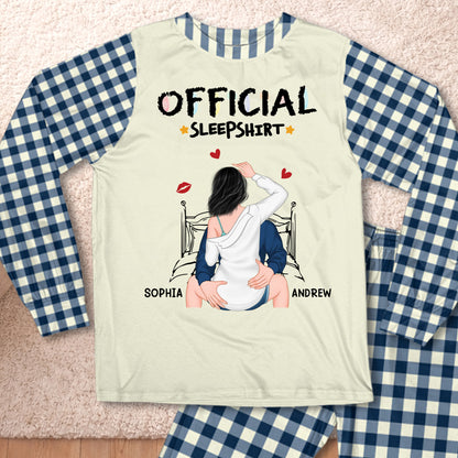 PSTPA14 Official Sleep Shirt Sexy Couple - Personalized Custom Pajama Set