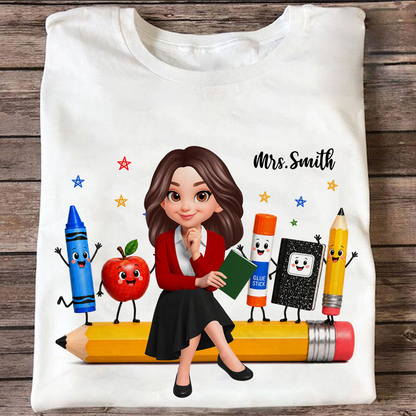 UPST103 Back To School Funny Colorful - Personalized T-shirt Hoodie
