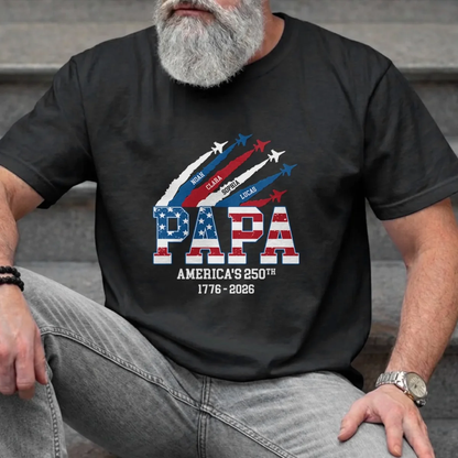 VPST28 American Flag 250th Anniversary - Personalized T-shirt Hoodie