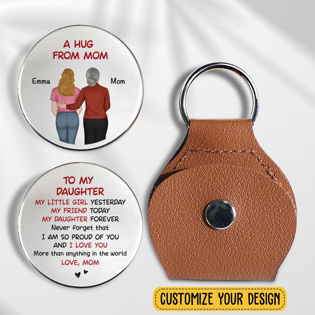 UPST138 A Hug Form Mom - Personalized Custom Pocket Hug