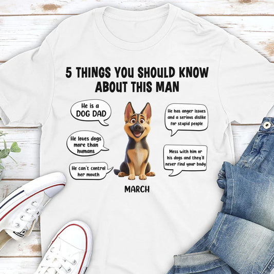PST52 5 Things You Should Know About This Woman Dog Lover-Personalized Custom
