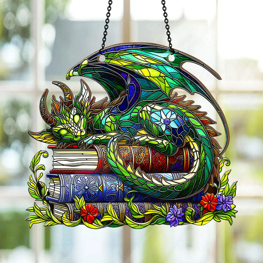 PSSW09 Whispers Between The Pages Suncatcher Ornament