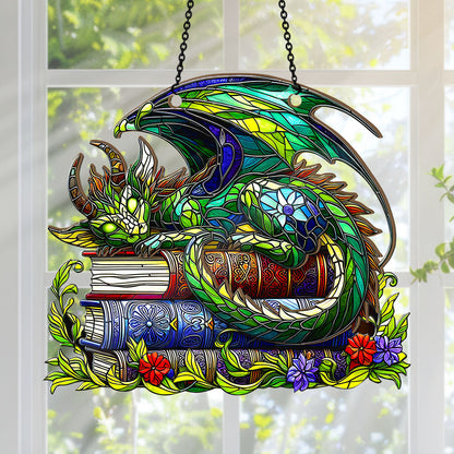 PSSW09 Whispers Between The Pages Suncatcher Ornament