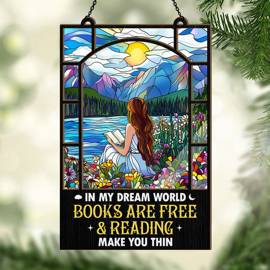 PSSW05 In My Dream World Window Hanging Suncatcher Ornament