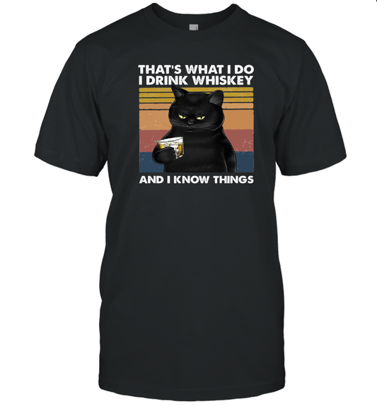 Miah926_cat That's What I Do I Drink Whiskey And I Know Things