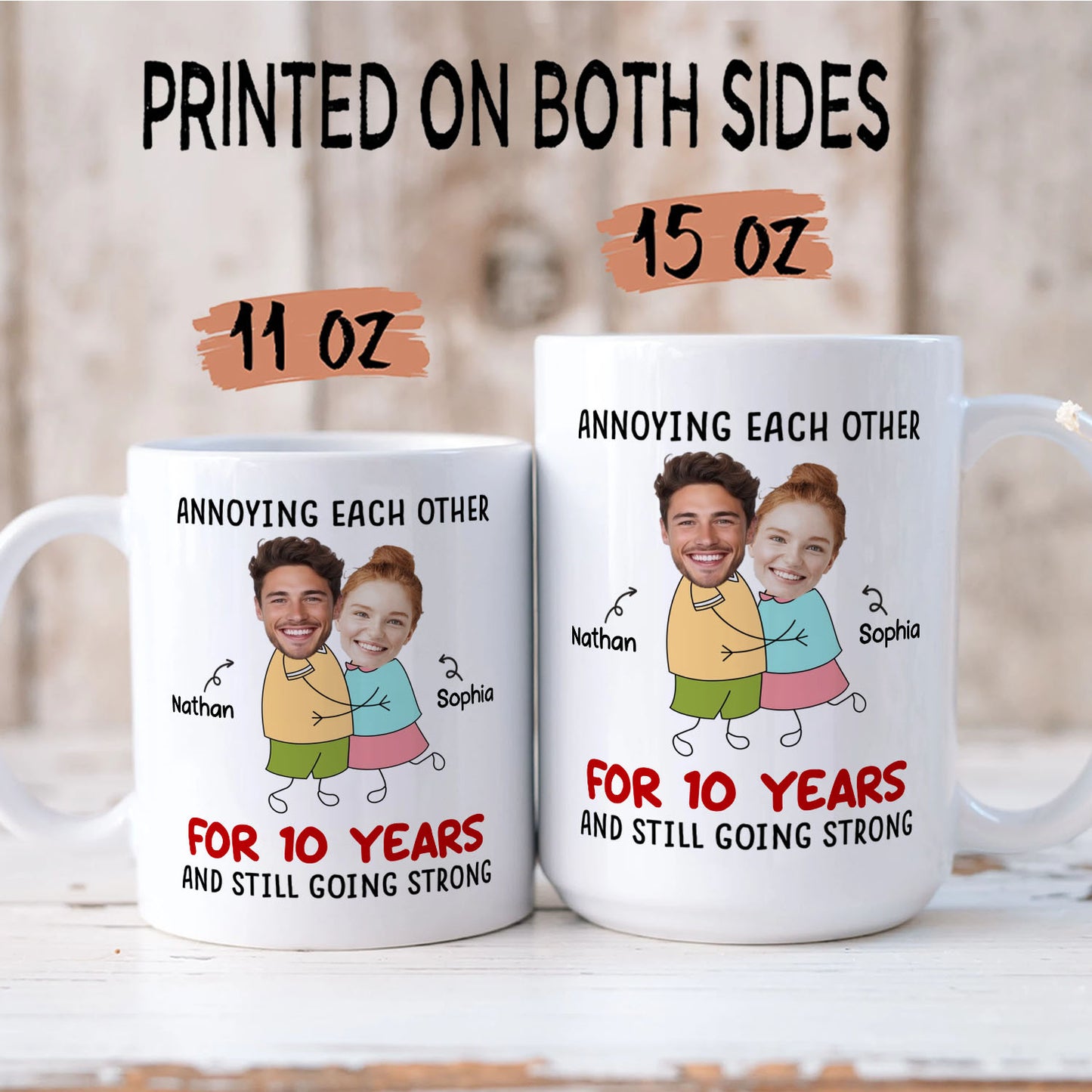 PST105 Annoying Each Other - White Mug Accent Mug