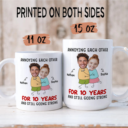 PST105 Annoying Each Other - White Mug Accent Mug
