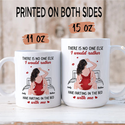 PST102 There Is No One Else Funny Couple - White Mug Accent Mug
