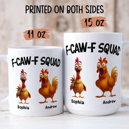 PST171 F-CAWF Squad - Personalized White Mug Accent Mug