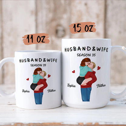 PST131 Hubby and Wifey Season - White Mug Accent Mug
