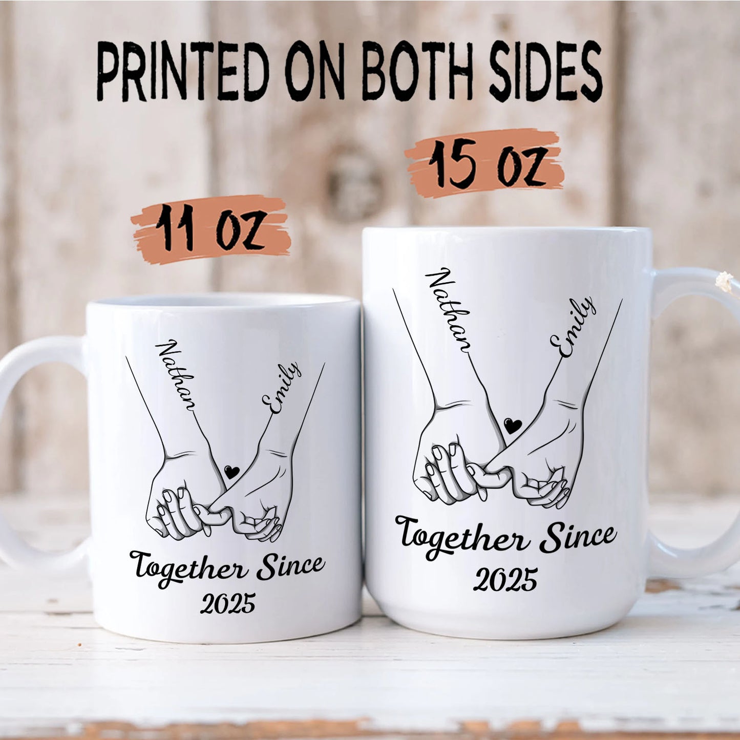 PSTPA13 Couple Together Since - White Mug Accent Mug
