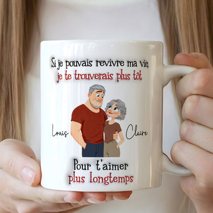 PST240 I'd Find you Sooner And Love You Longer France Ver - Personalized White Mug Accent Mug