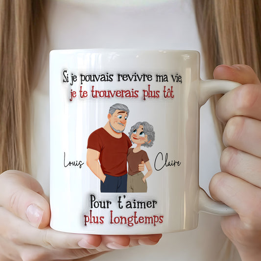 PST240 I'd Find you Sooner And Love You Longer France Ver - Personalized White Mug Accent Mug