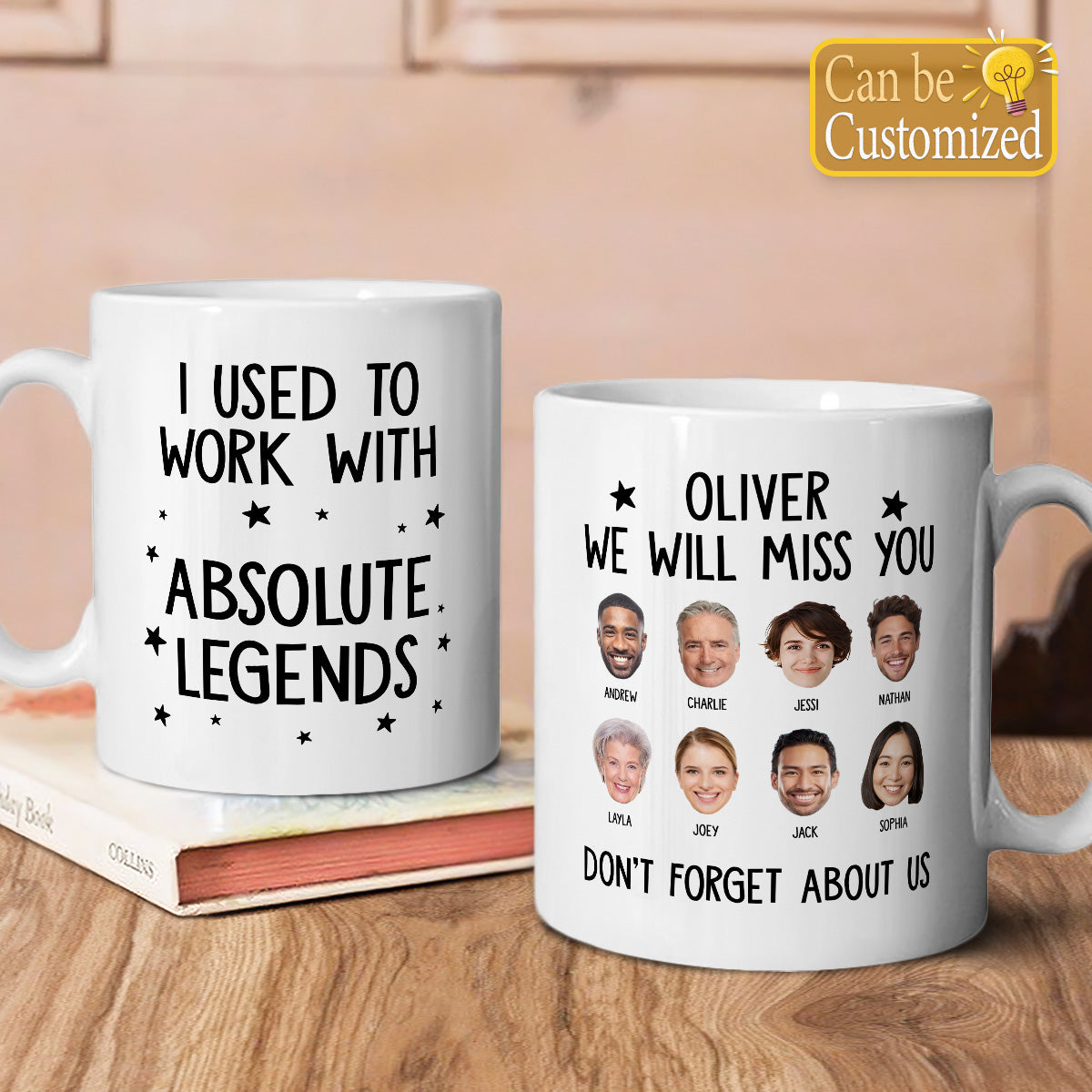 PSTM03 I Used To Work With Legends - Personalized White Mug Accent Mug