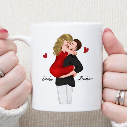 PST100 I Met You I Liked You I Love You - White Mug Accent Mug