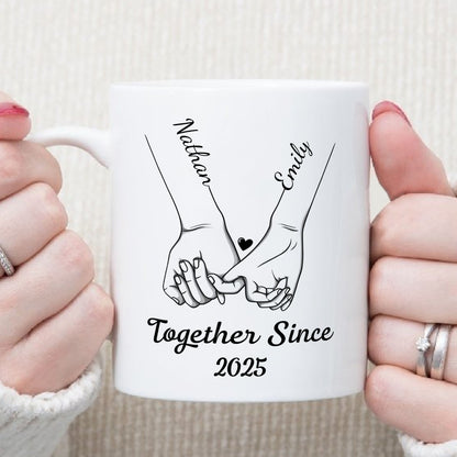 PSTPA13 Couple Together Since - White Mug Accent Mug