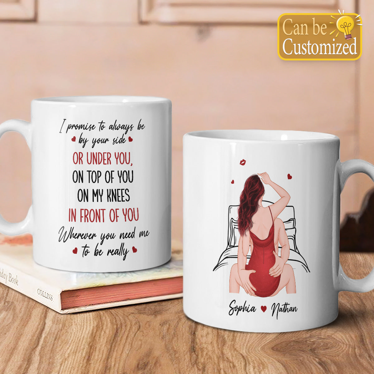 PST104 I Promise To Always Be By Your Side - White Mug Accent Mug