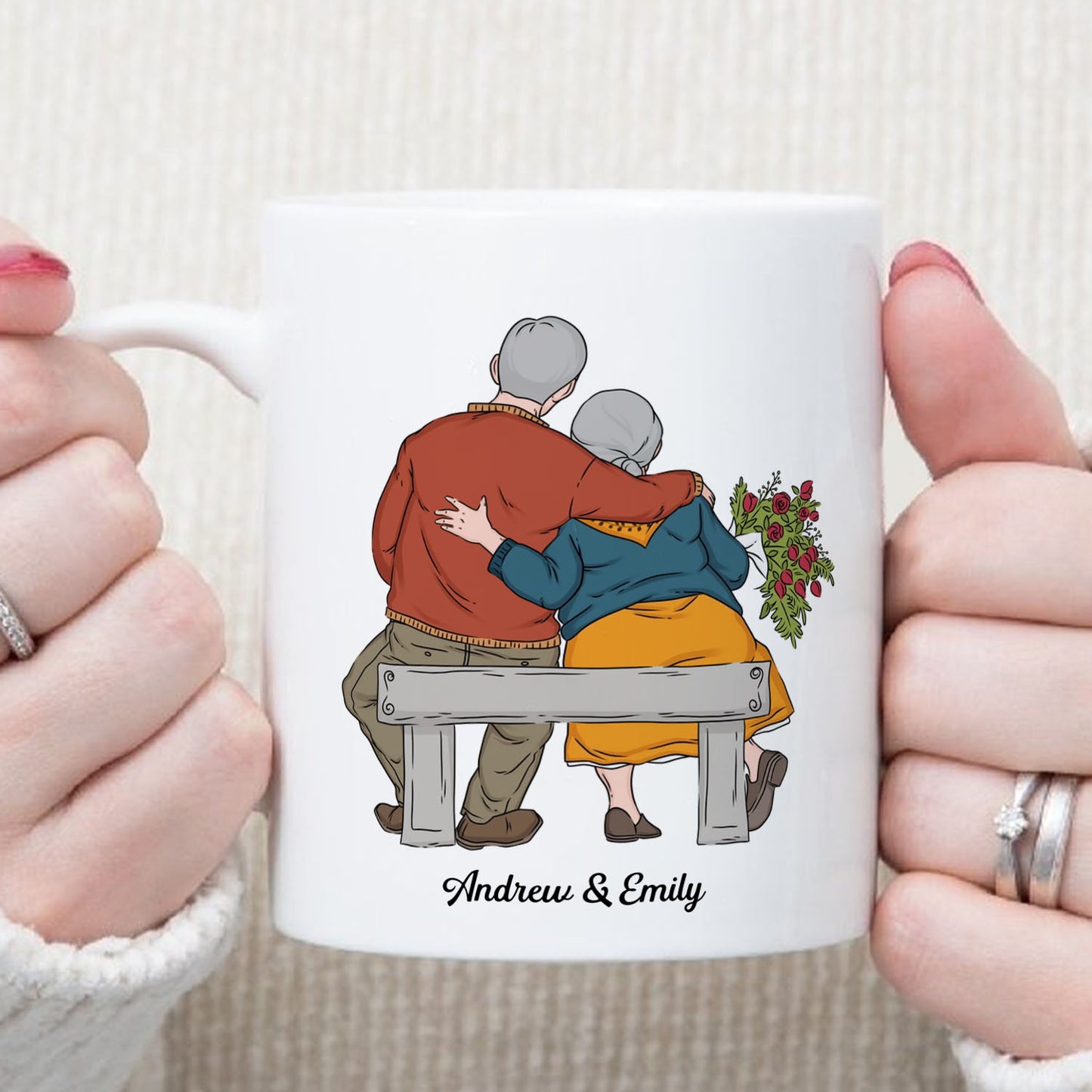 PST99 Thank You For Being A Part Of My Journey - White Mug Accent Mug