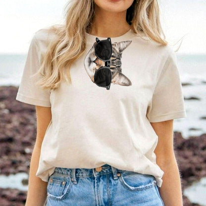 PSTA01 Funny Glasses Hanging - Personalized Custom All-over-print T-shirt
