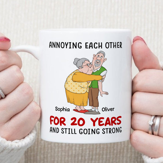 PST122 Annoying Each Other - White Mug Accent Mug