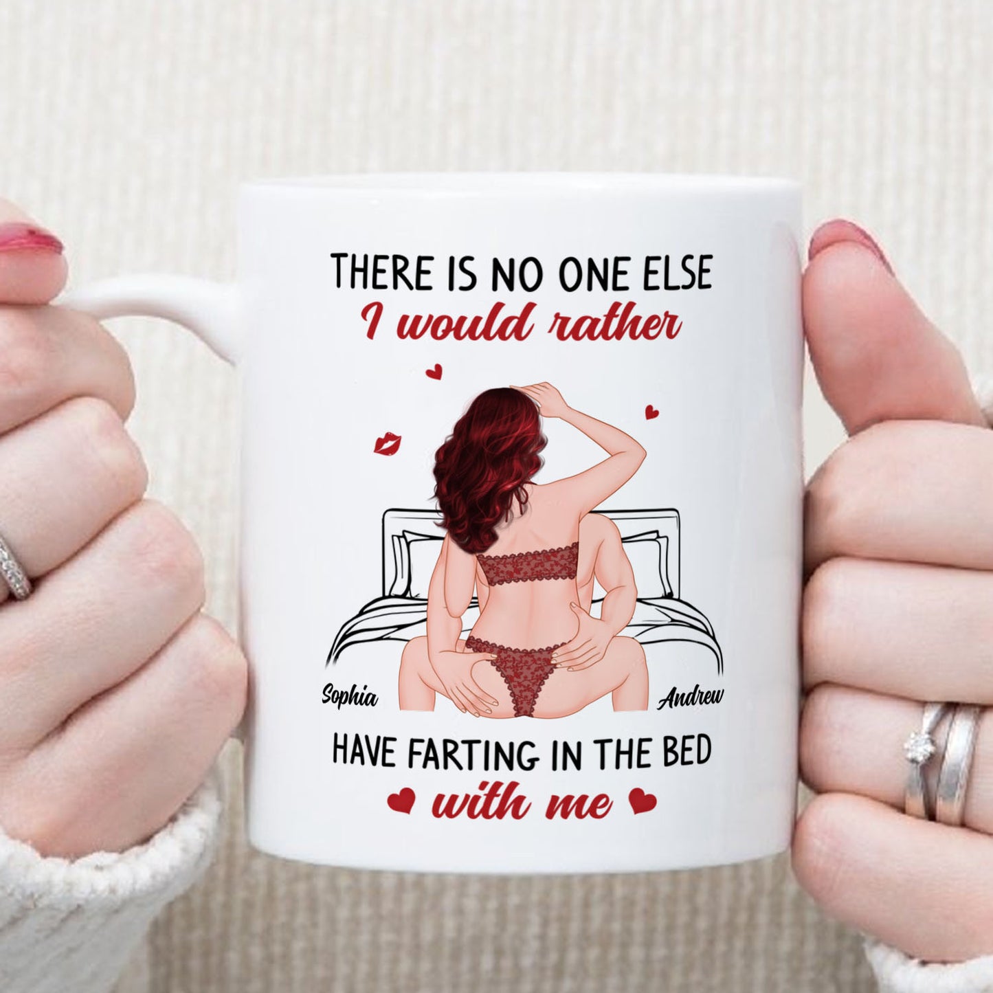 PST102 There Is No One Else Funny Couple - White Mug Accent Mug