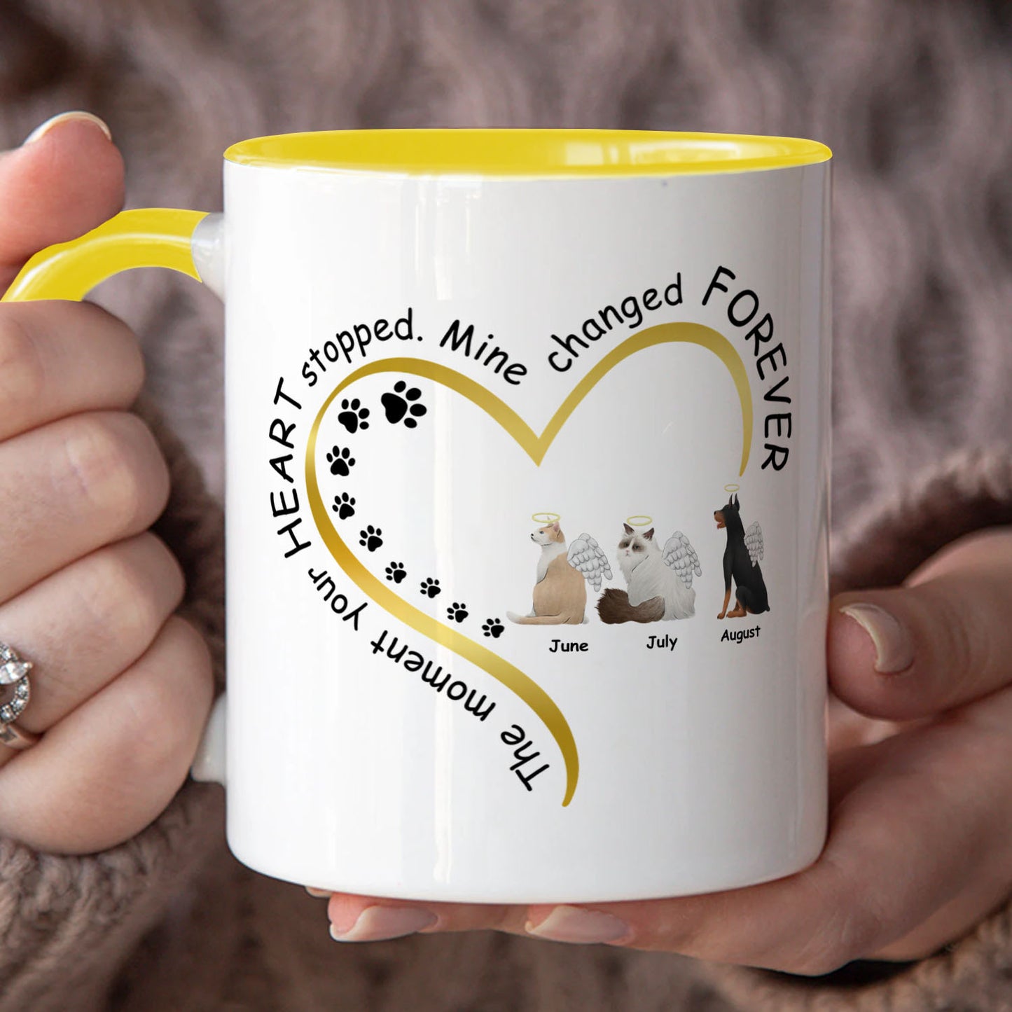 Miah1480 My Heart Changed Forever - White Mug Accent Mug