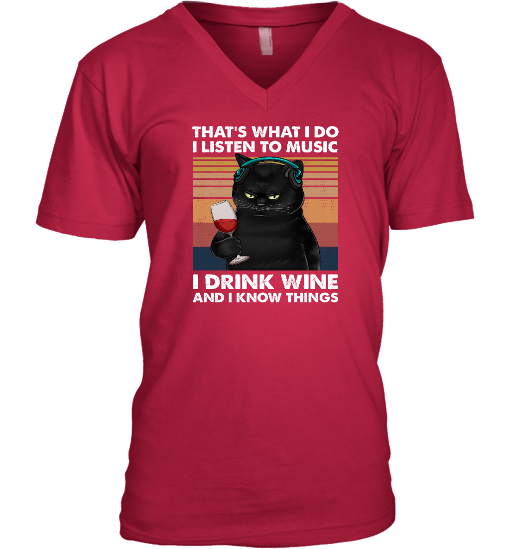 Miah923a That's What I Do I Listen To Music I Drink Wine And I Know Things cat