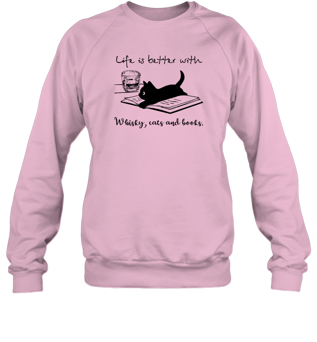 Miah869_whisky Life Is Better With Whisky, Cats And Books
